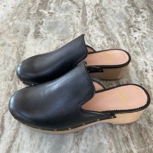 J Crew Black Clogs - NEVER WORN
